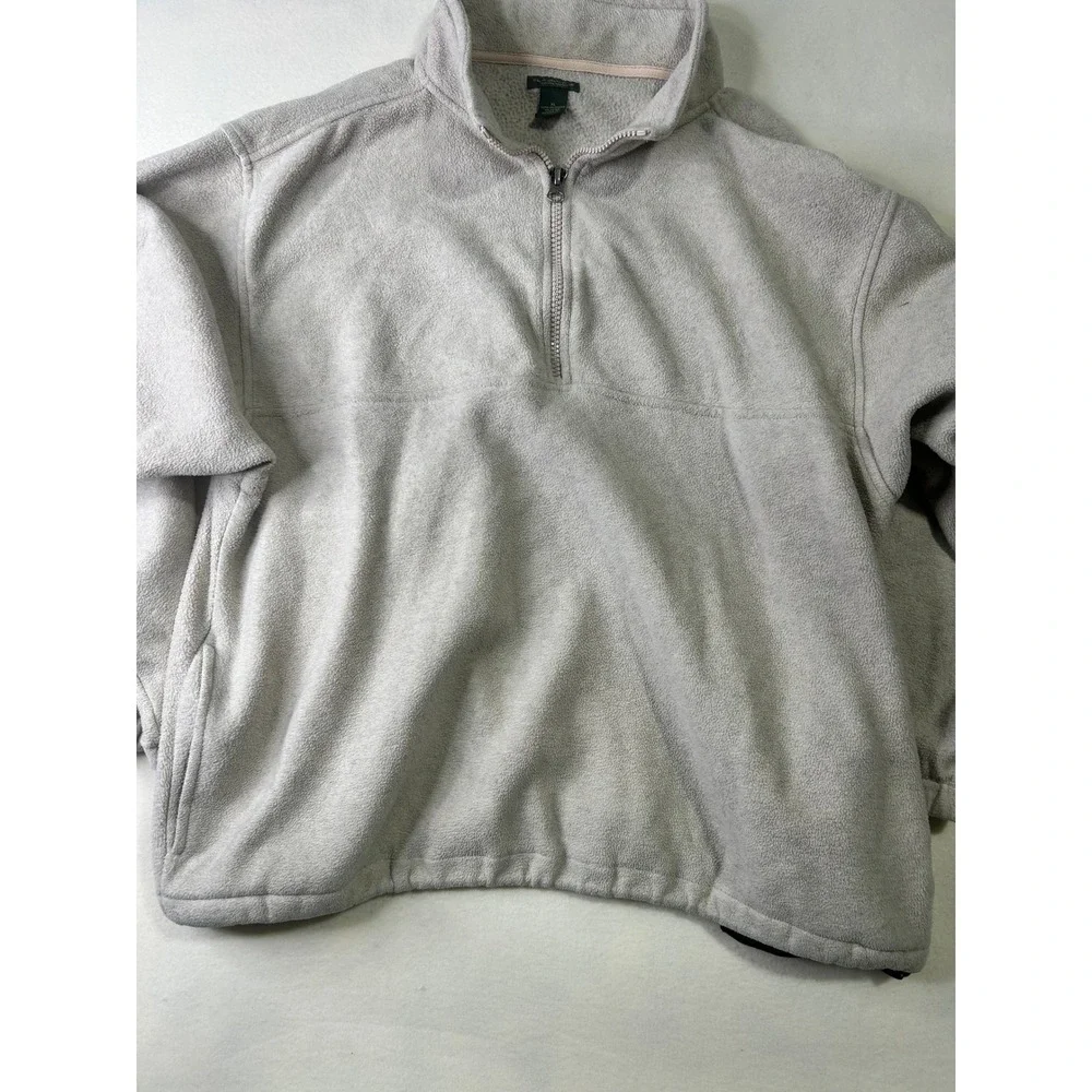 Great Northwest Clothing Company Mens‎ XL Fleece Quarter Zip Pullover Oatmeal